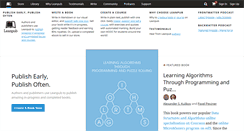 Desktop Screenshot of leanpub.com